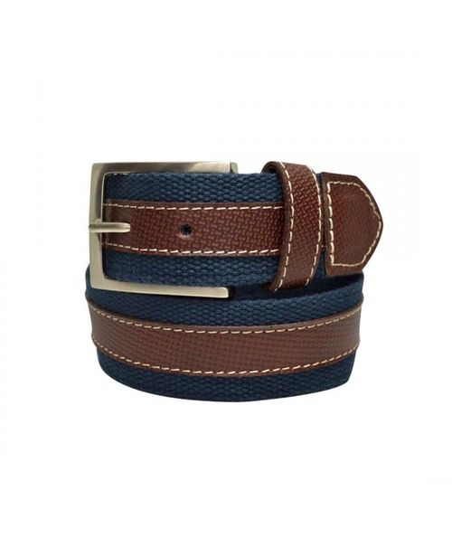 cinturon de caballero azul y nogal para caballero