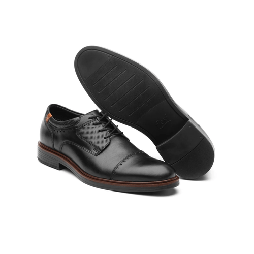 zapato de vestir flexi para hombre 400102 negro