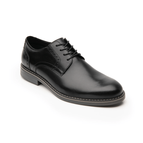 zapato oxford flexi para hombre 404601 negro