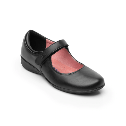 zapato escolar flexi para niña 35902 negro
