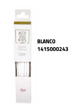 zapato casual de servicio clinico flexi de agujetas para hombre63202 blanco
