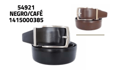flexi cincho rev est 54921 negro cafe para caballero