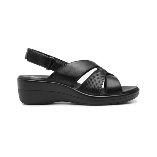 sandalia flexi para mujer 116009 negro