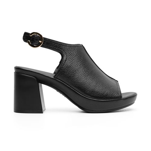 sandalia de tacon flexi para mujer 122703 negro