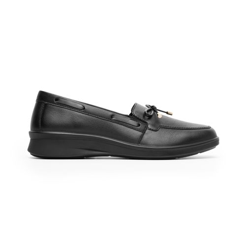 mocasín flexi para mujer 124505 negro