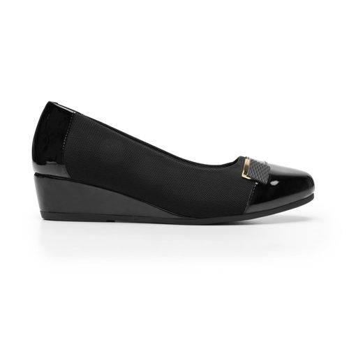 mocasin flexi para mujer 127004 negro