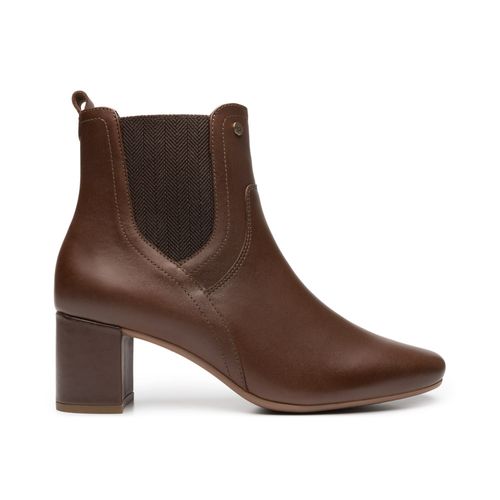 botin con tacon flexi para mujer 119709 dark tan