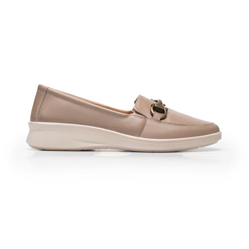 mocasin flexi para mujer 124502 taupe