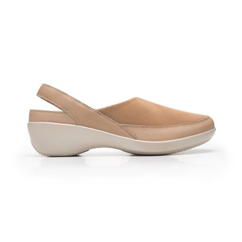 mule flexi para mujer 51727 taupe