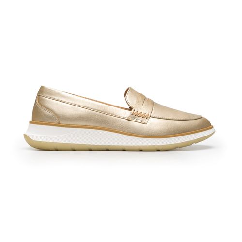 mocasin flexi para mujer 119303 dorado