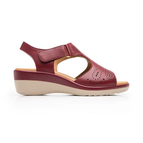 sandalia flexi para mujer 116013 cereza