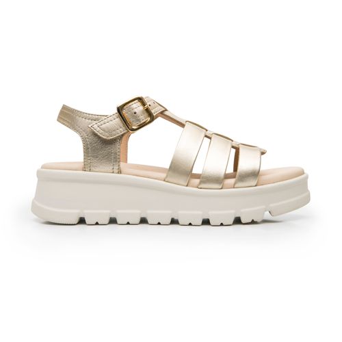sandalia flexi para mujer 128503 dorado