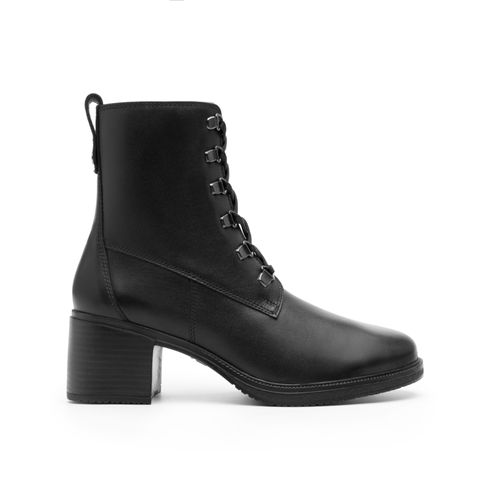 bota con tacon flexi para mujer 120504 negro
