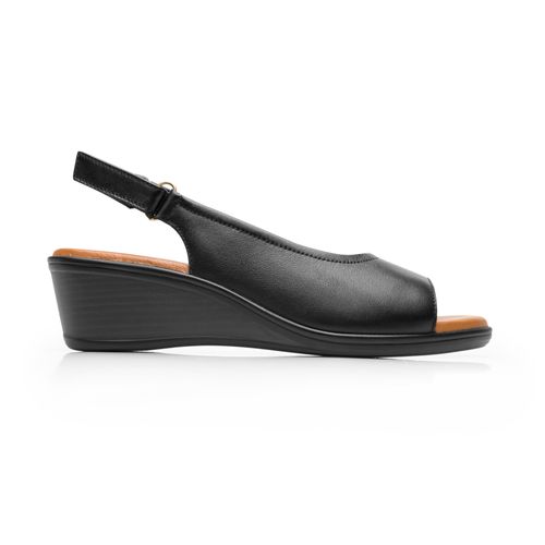 sandalia flexi para mujer 123717 negro