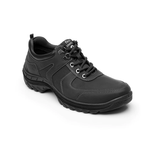 sneaker outdoor flexi para hombre 66513 negro