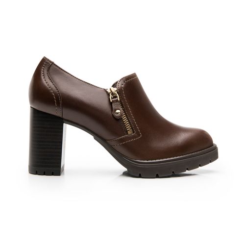 botin con tacon flexi para mujer 137102 dark tan