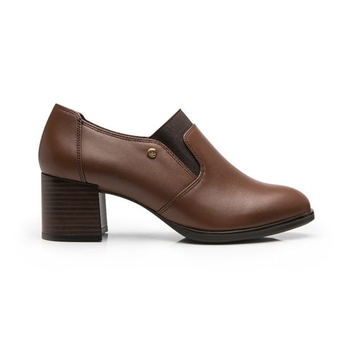 botin con tacon flexi para mujer 137302 dark tan