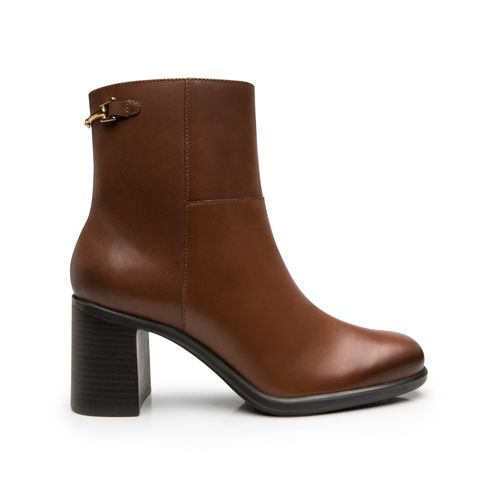 botin con tacon flexi para mujer 137606 dark tan