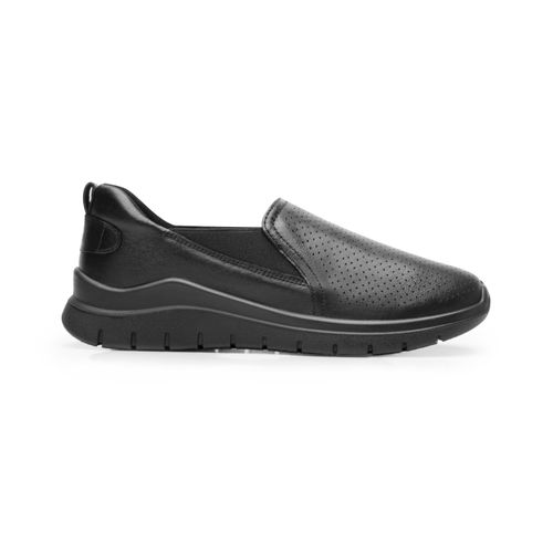 mocasin flexi para mujer 130210 negro