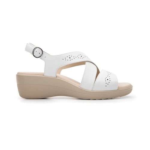 sandalia flexi para mujer 116024 blanco