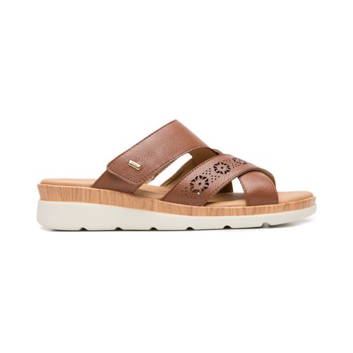 sandalia flexi para mujer 124214 café