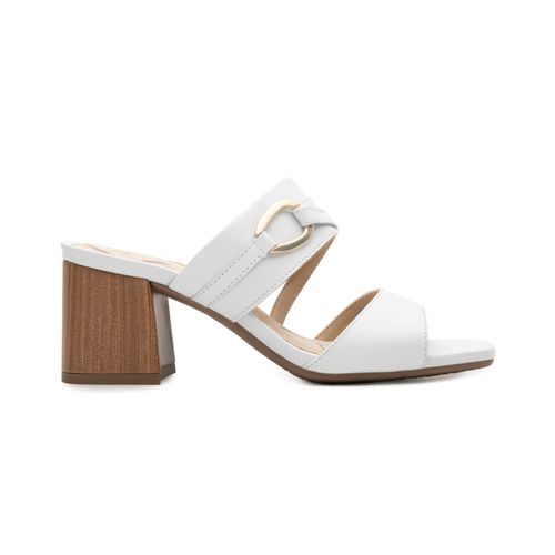sandalia con tacon flexi para mujer 139303 blanco