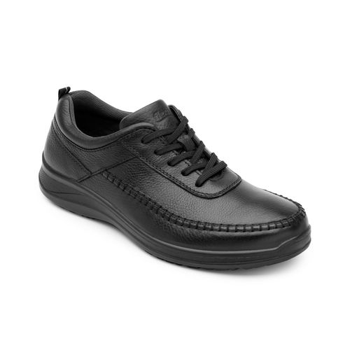 oxford casual piel flexi para hombre50812 negro