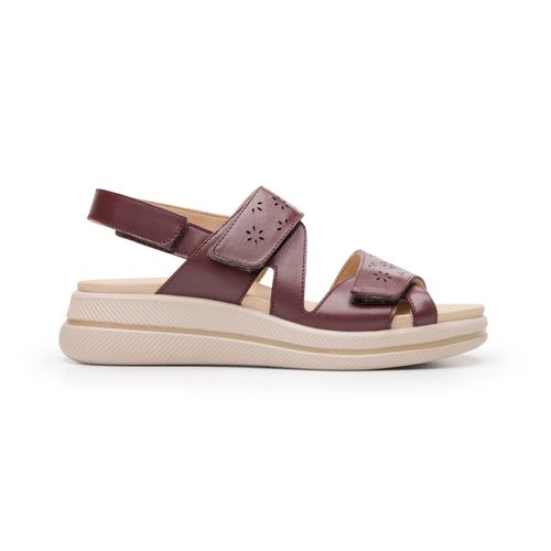 sandalia flexi para mujer 139803 vino