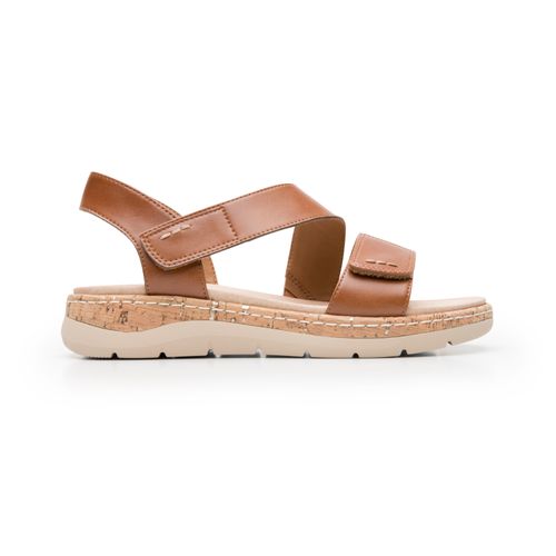 sandalia flexi para mujer 141604 tan
