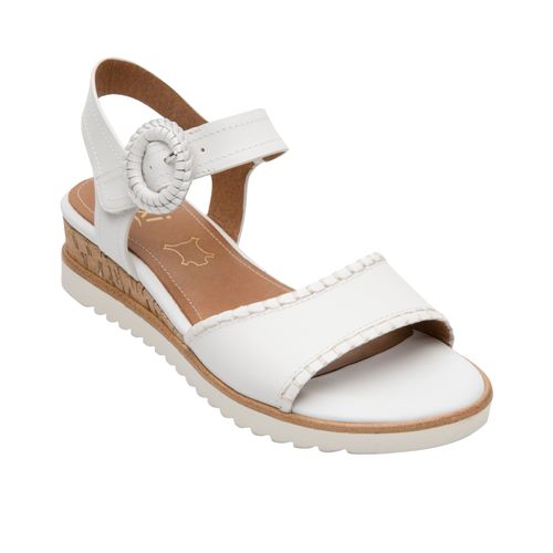 sandalia flexi para mujer 141803 blanco