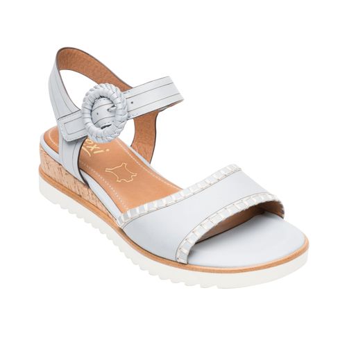 sandalia flexi para mujer 141803 azul